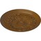 Ekena Millwork Damon Ceiling Medallion (Fits Canopies up to 3 3/8"), Hand-Painted Smokey Topaz, 20"OD x 1 1/2"P CM20DASTF - alternate 3